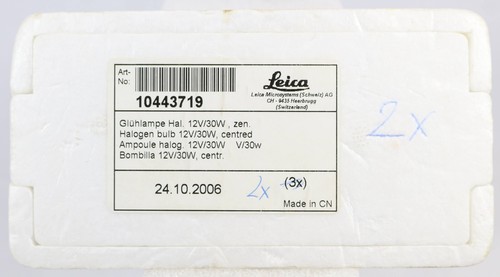 Ampoule pour microscope - ampoule, leica